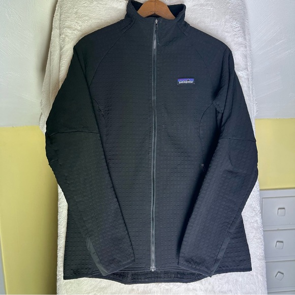 Patagonia Womens Black R2 Techface Full Zip Jacket M Outdoors Hiking Performance - Picture 5 of 14